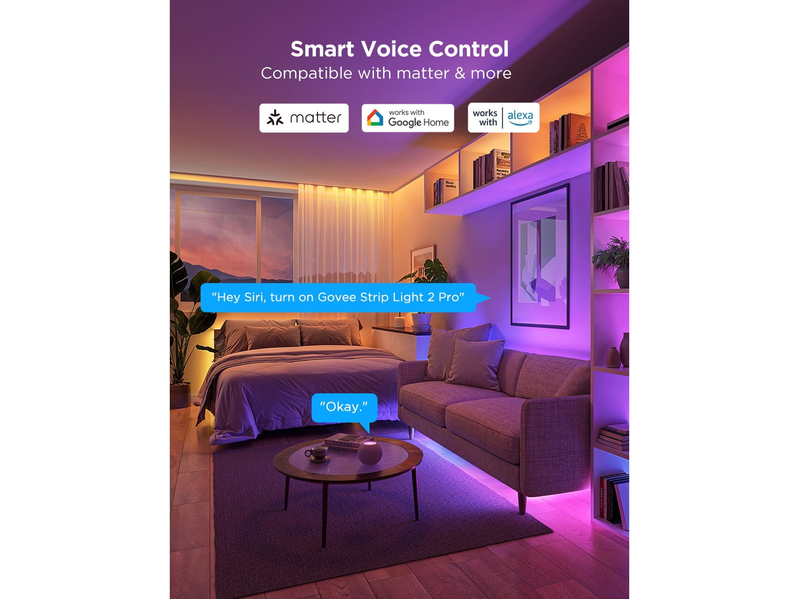 Govee Strip Light 2 Pro 1M Extension Led strips & underholdning