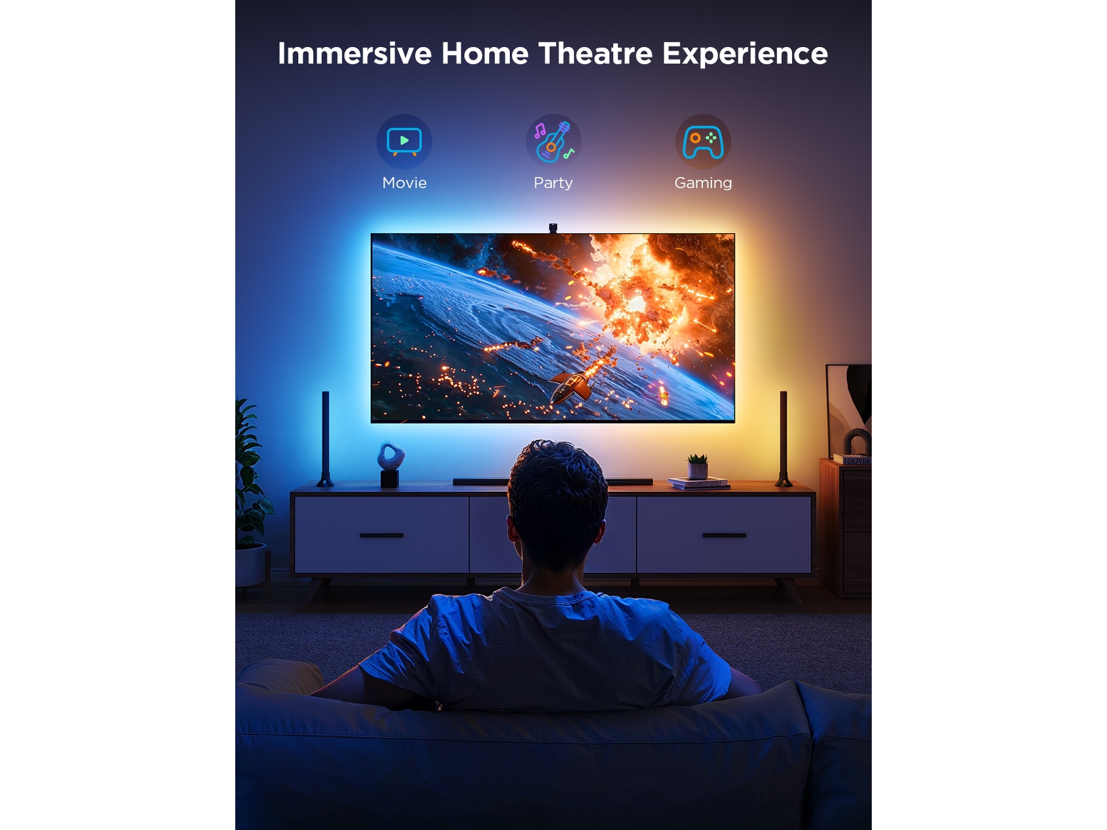 Govee TV Backlight 3 Lite Kit Led strips & underholdning