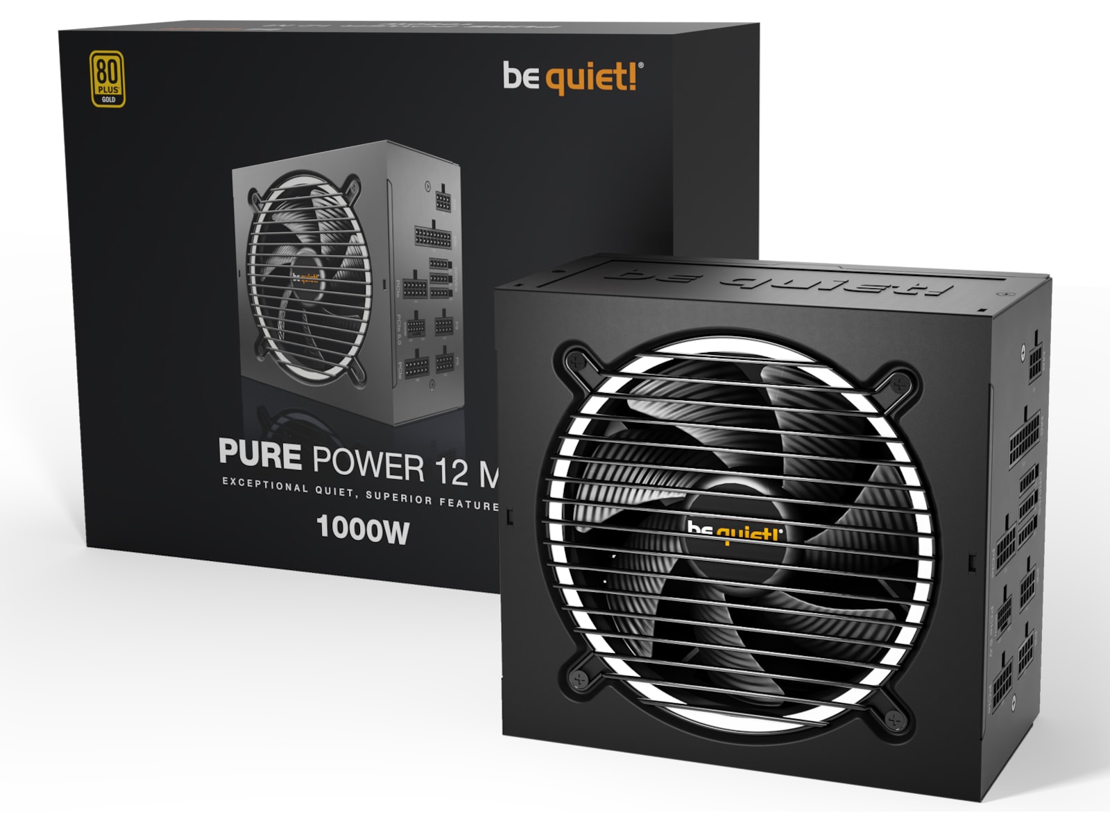 be quiet! PURE POWER 12 M 1000W PSU Enheter