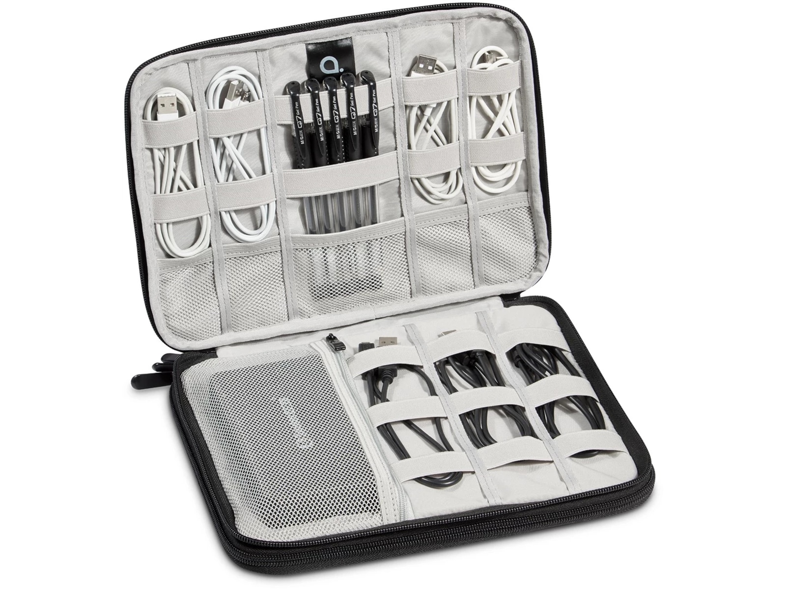 Andersson Stor oppbevaringsveske til nettbrett og tilbehør (grå) Kabelskjulere & tilbehør