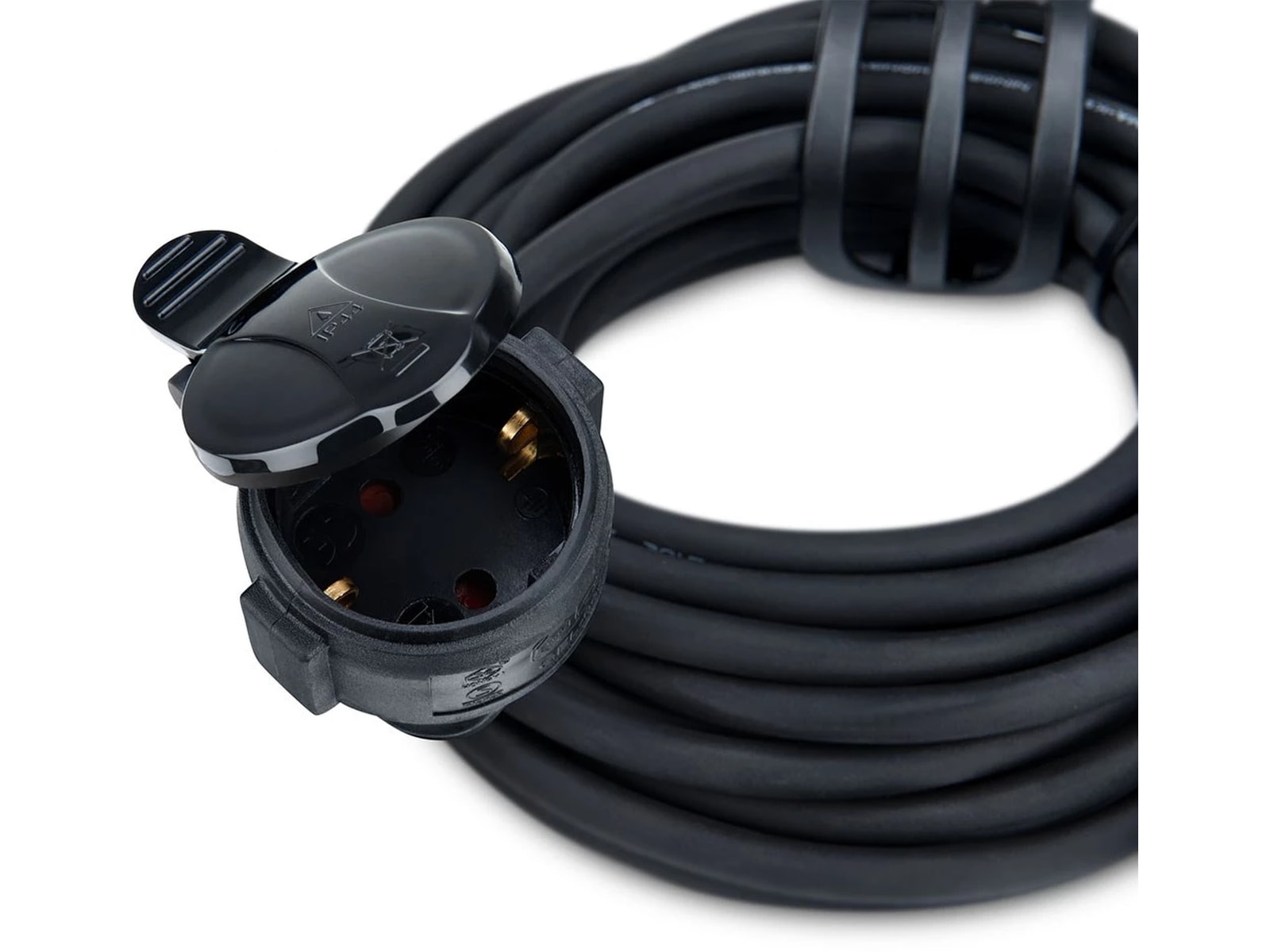 Andersson Utendørs skjøteledning 10m (sort) Skjøtekabel & forgrener