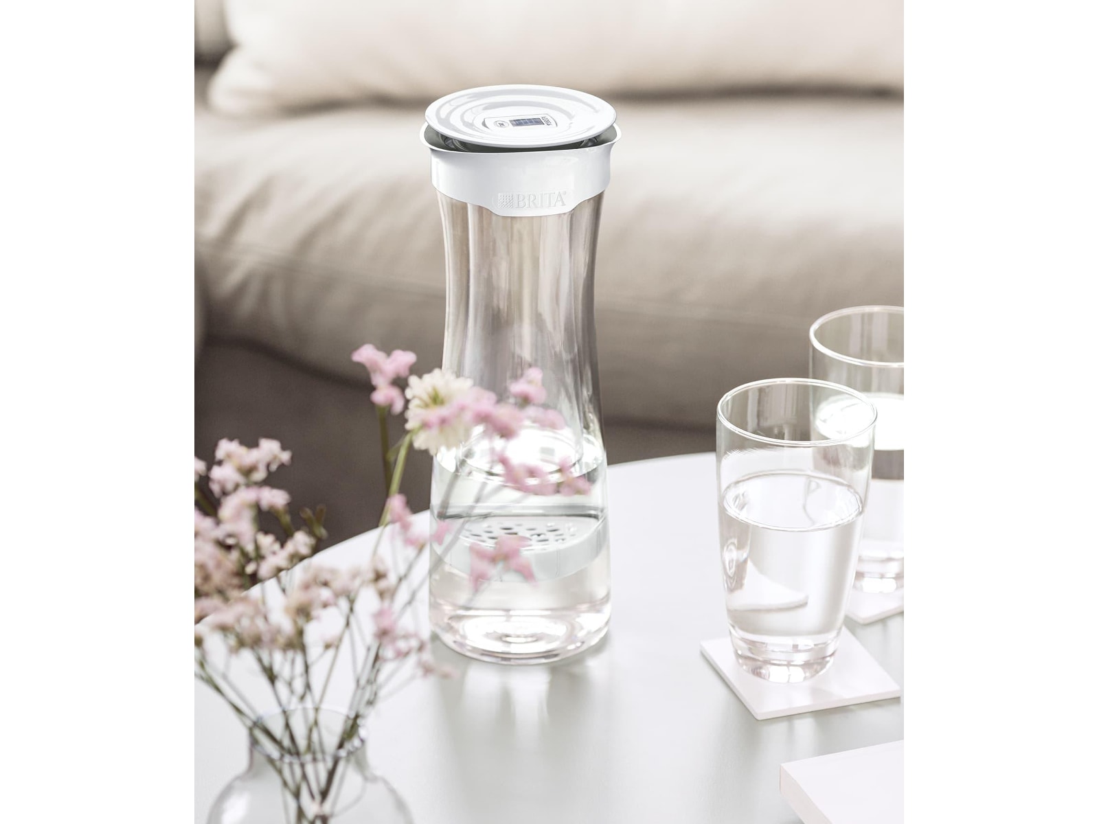 Brita Vannkaraffel med filter (hvit) Andre kjøkkenapparater