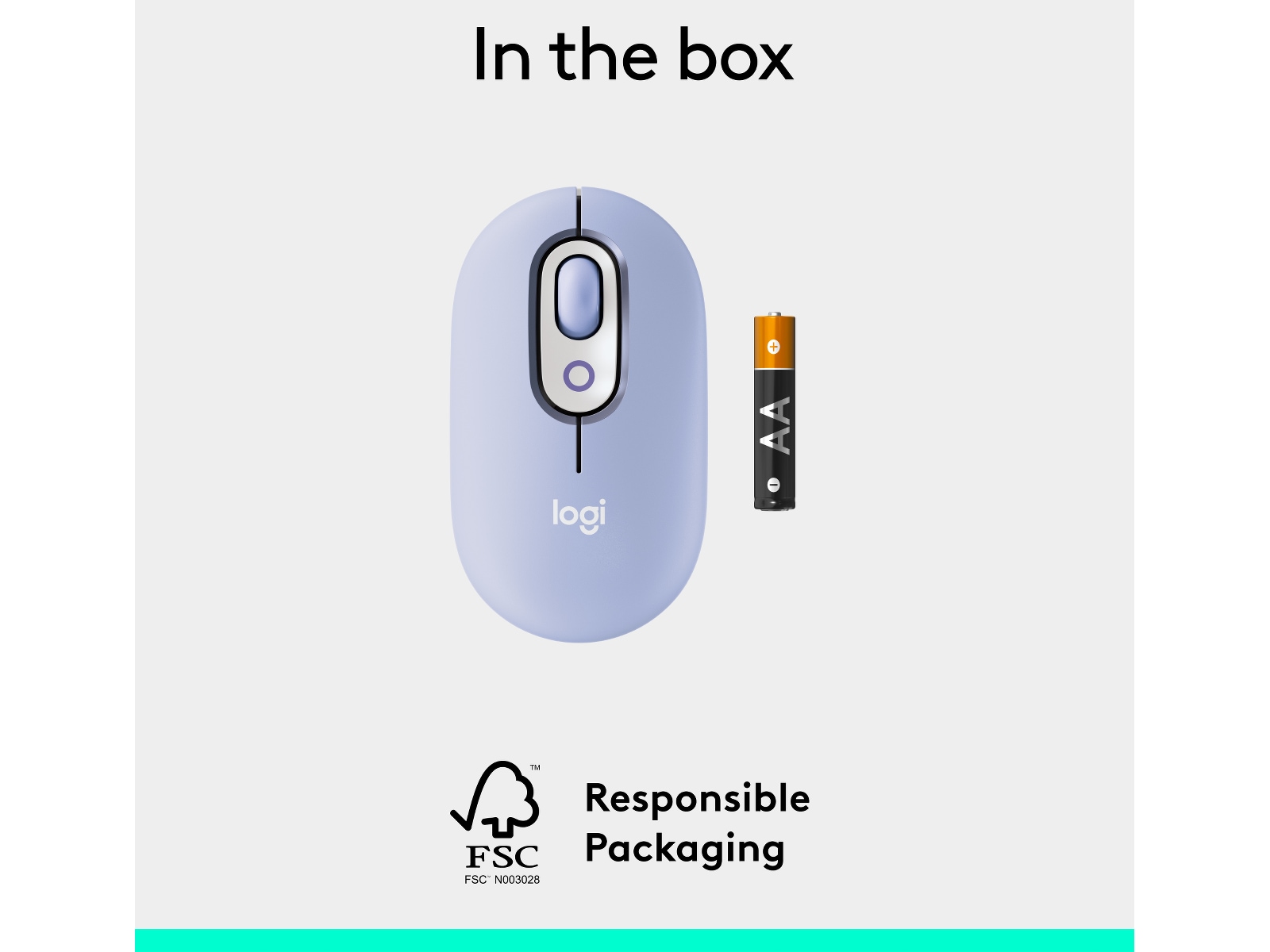 Logitech POP Icon trådløs mus (lilac) Mus