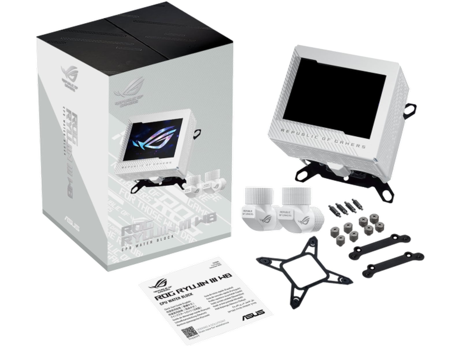 Asus ROG Ryujin III WB (hvit) Tilbehør