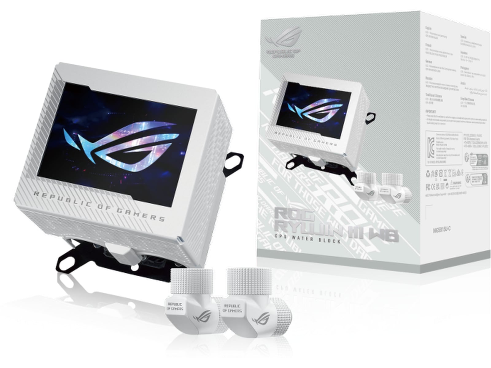 Asus ROG Ryujin III WB (hvit) Tilbehør