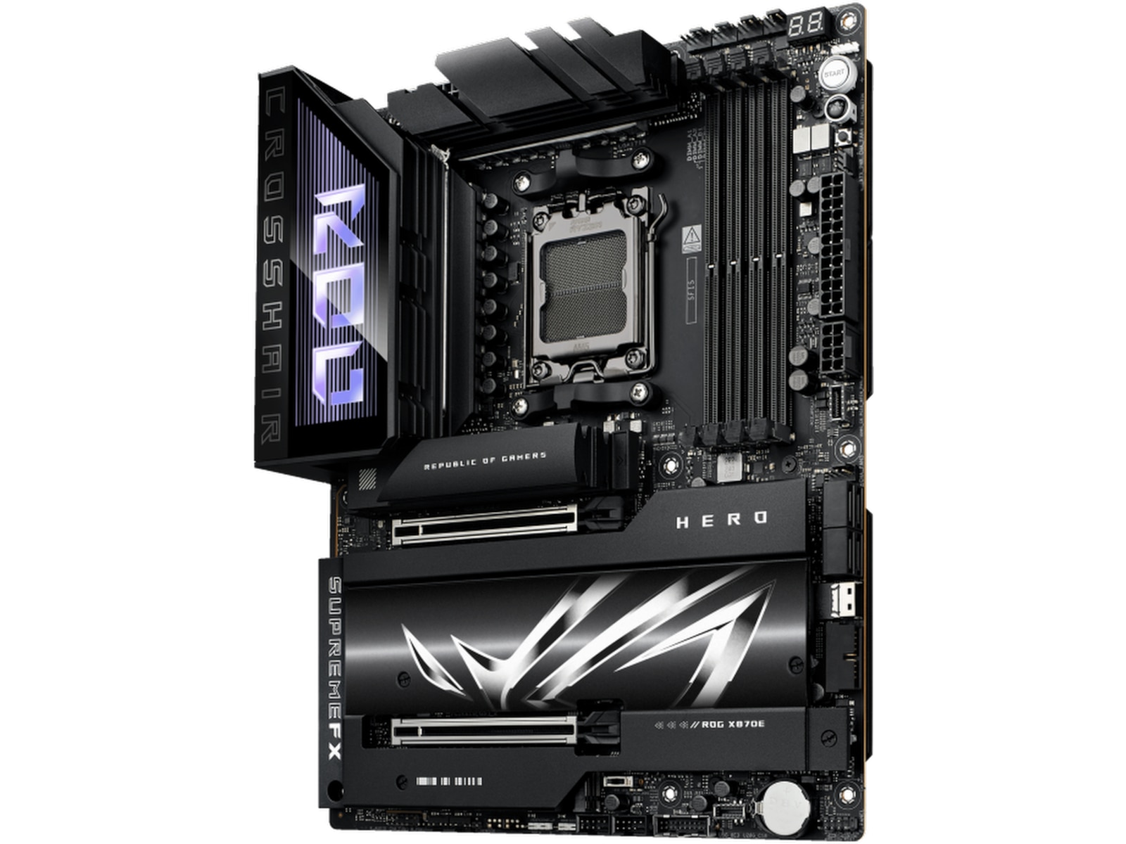 ASUS ROG Crosshair X870E Hero Hovedkort AMD Socket