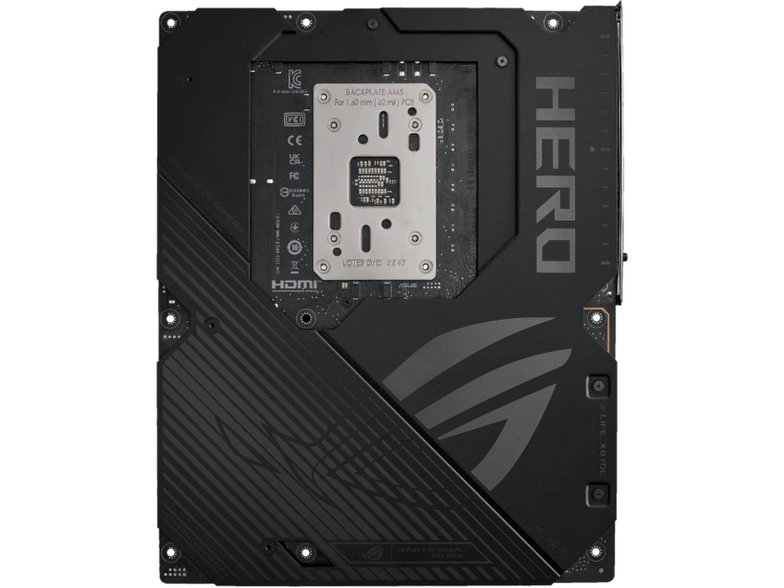 ASUS ROG Crosshair X870E Hero Hovedkort AMD Socket