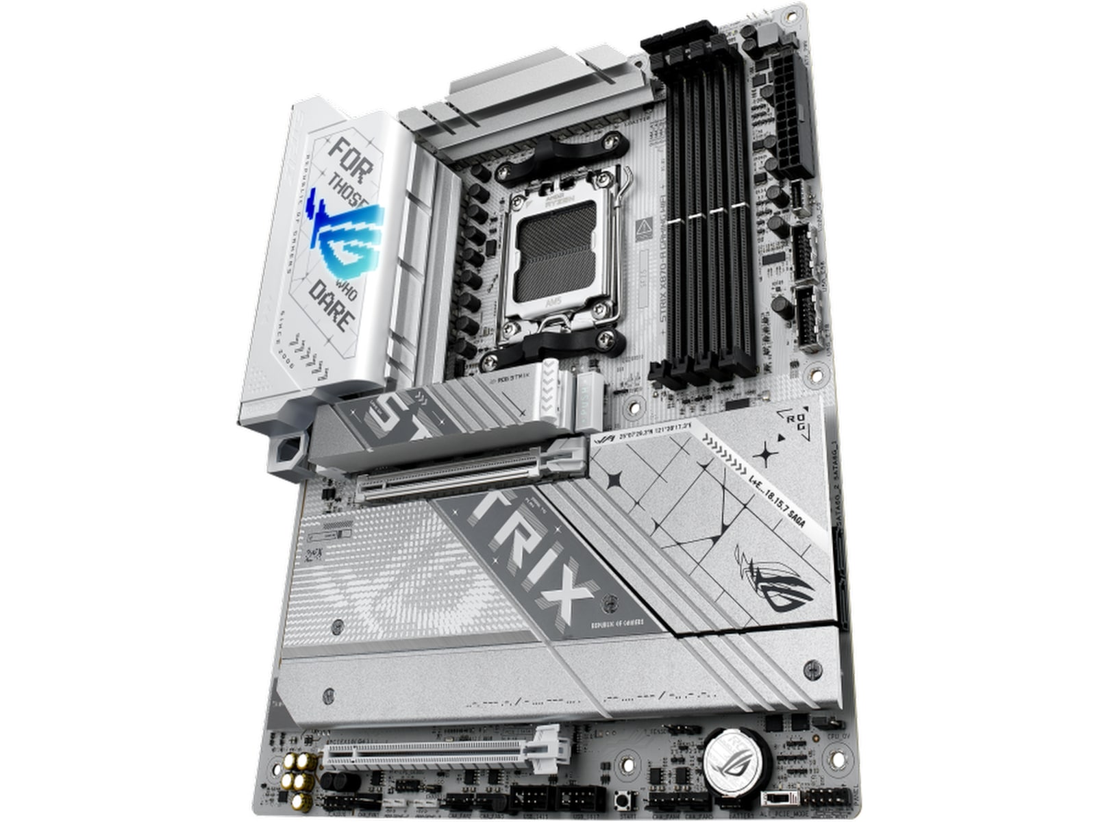 ASUS ROG Strix X870-A GAMING WIFI Hovedkort (hvit) AMD Socket