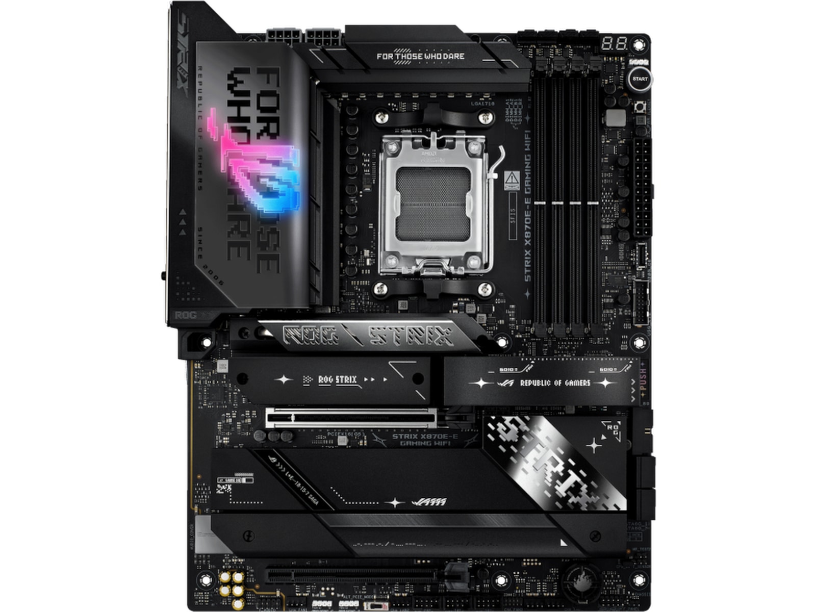 ASUS ROG Strix X870E-E GAMING WIFI Hovedkort AMD Socket
