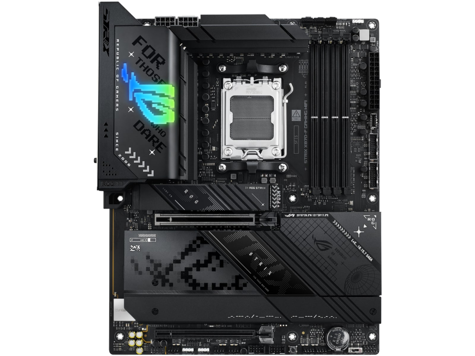 ASUS ROG Strix X870-F GAMING WIFI Hovedkort AMD Socket
