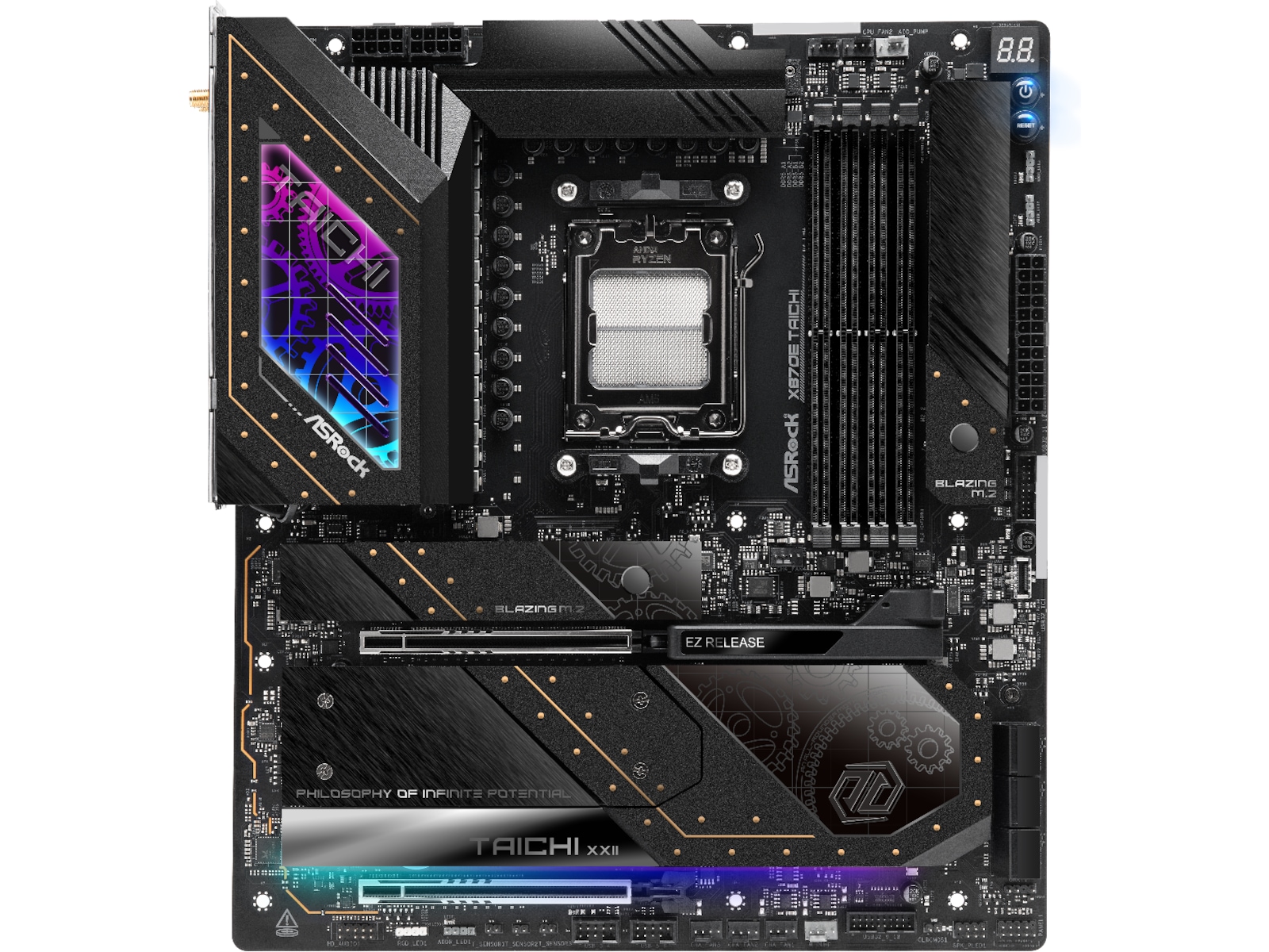 ASRock X870E Taichi Hovedkort AMD Socket