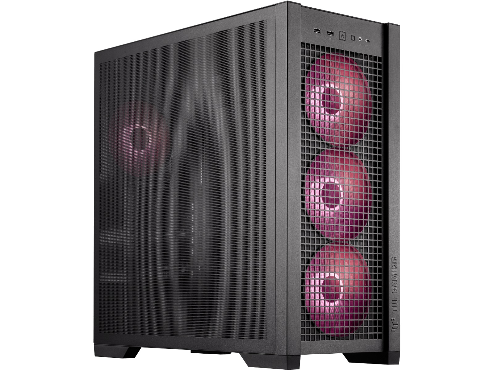 Asus TUF GAMING GT302 TG ARGB Mid Tower (sort) Midi tower