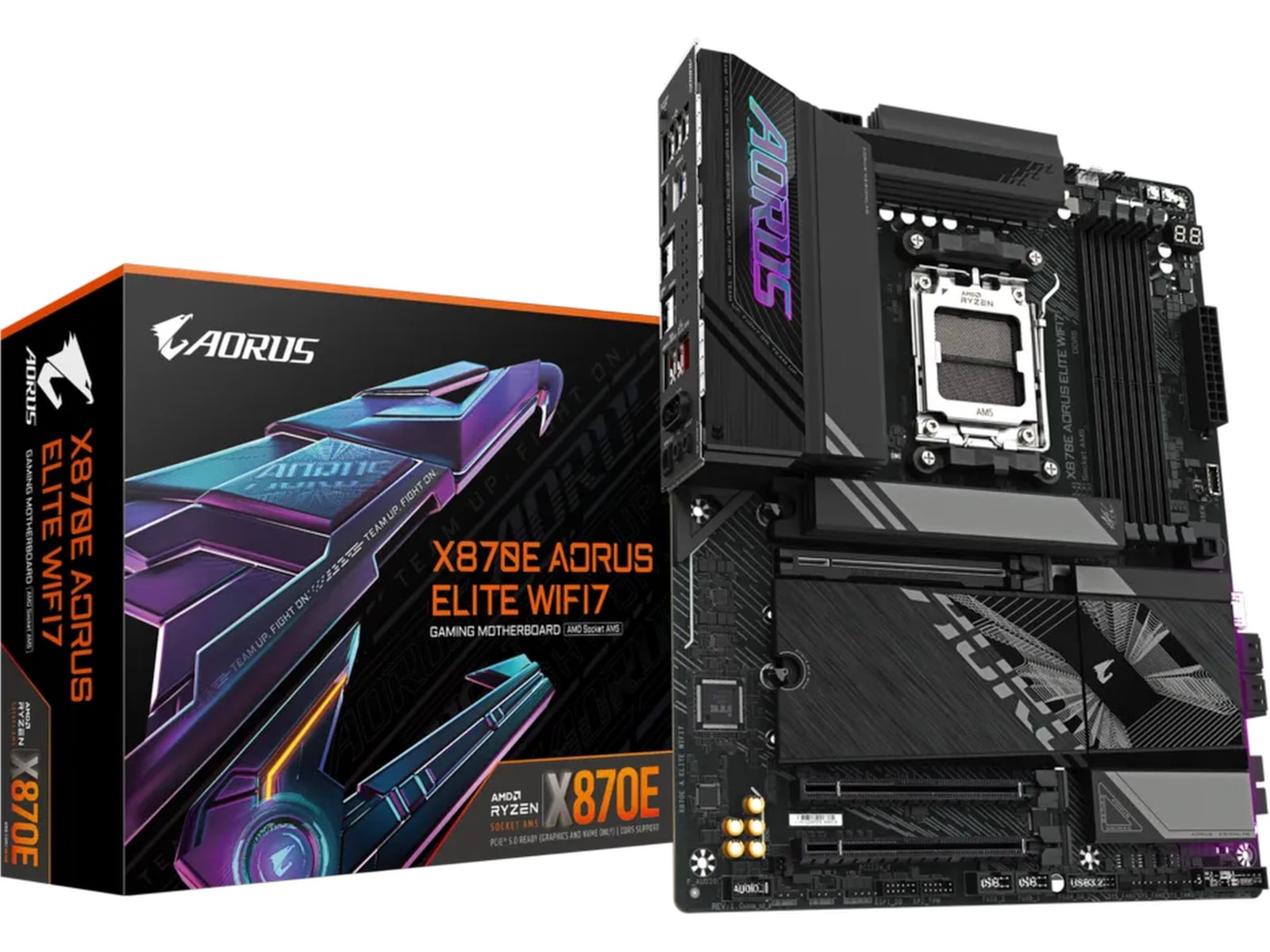 GIGABYTE X870E AORUS ELITE Hovedkort AMD Socket