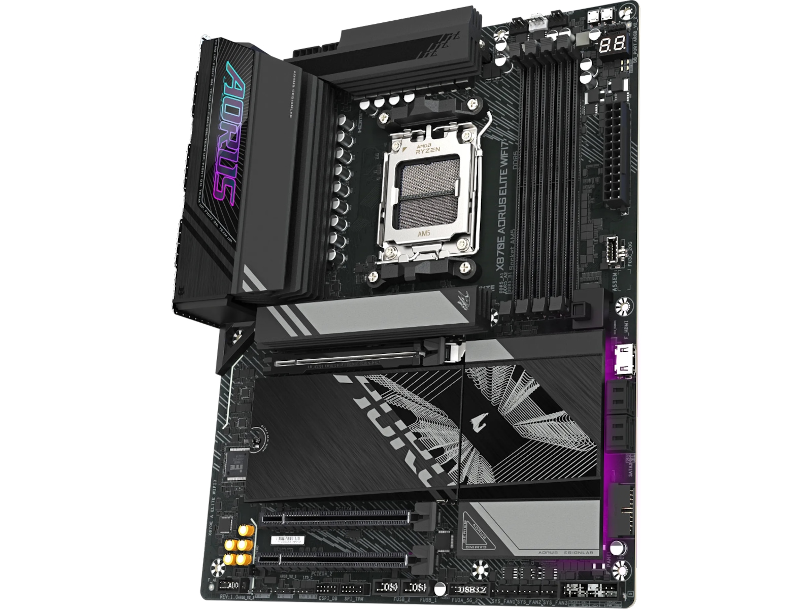 GIGABYTE X870E AORUS ELITE Hovedkort AMD Socket