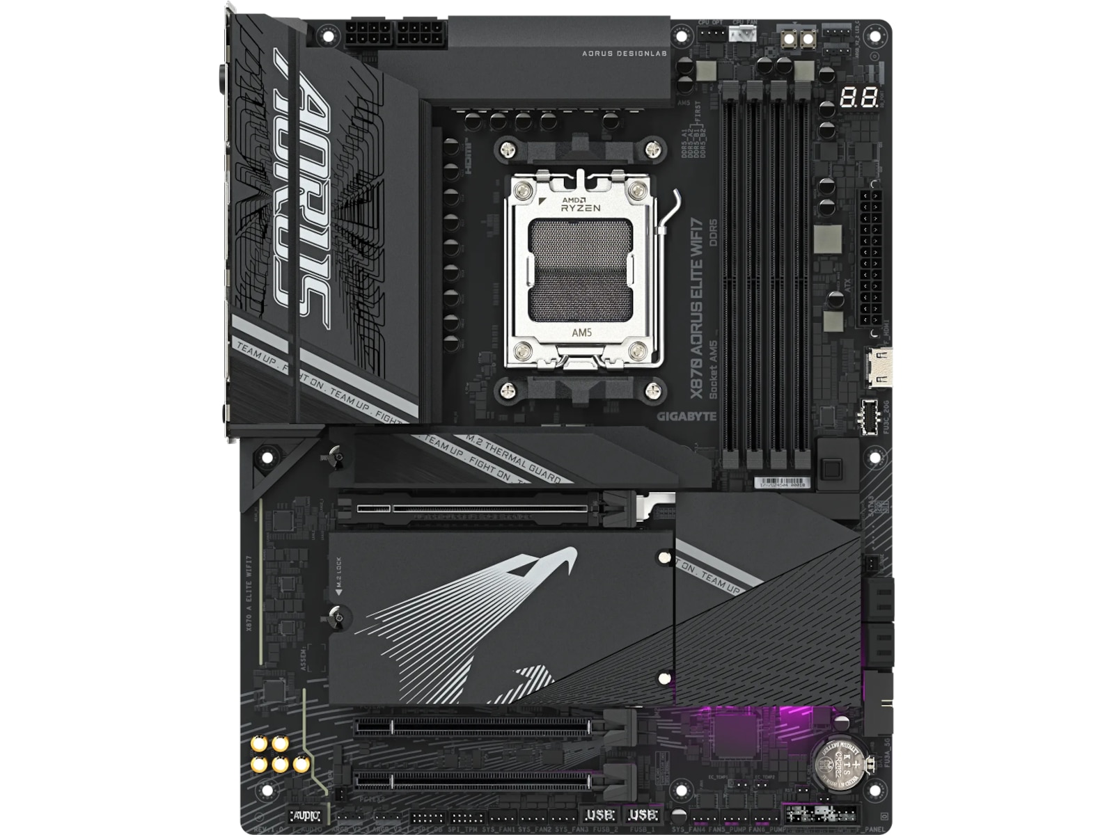 GIGABYTE X870 AORUS ELITE Hovedkort AMD Socket