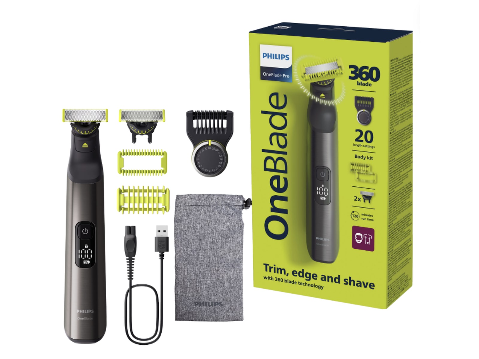 Philips OneBlade Pro QP6552/15 Face & Body Barbermaskiner