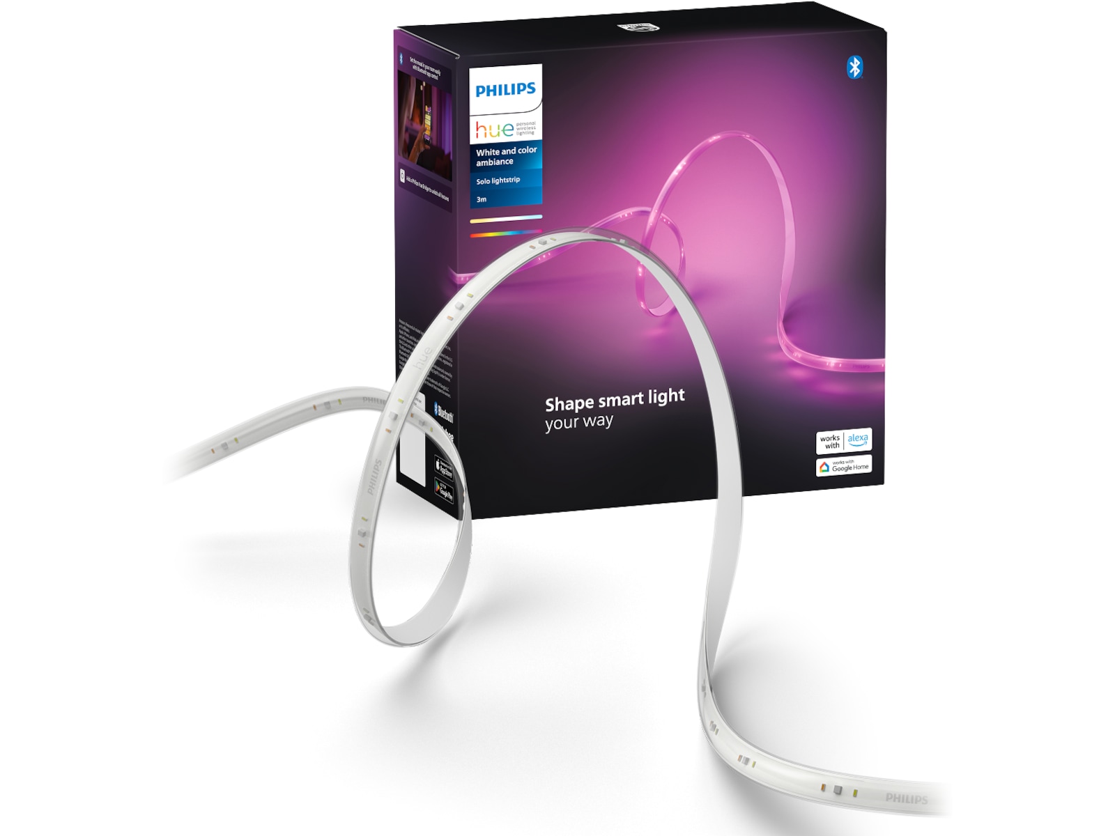 Philips Hue Solo lysstripe RGB 3m Led strips & underholdning