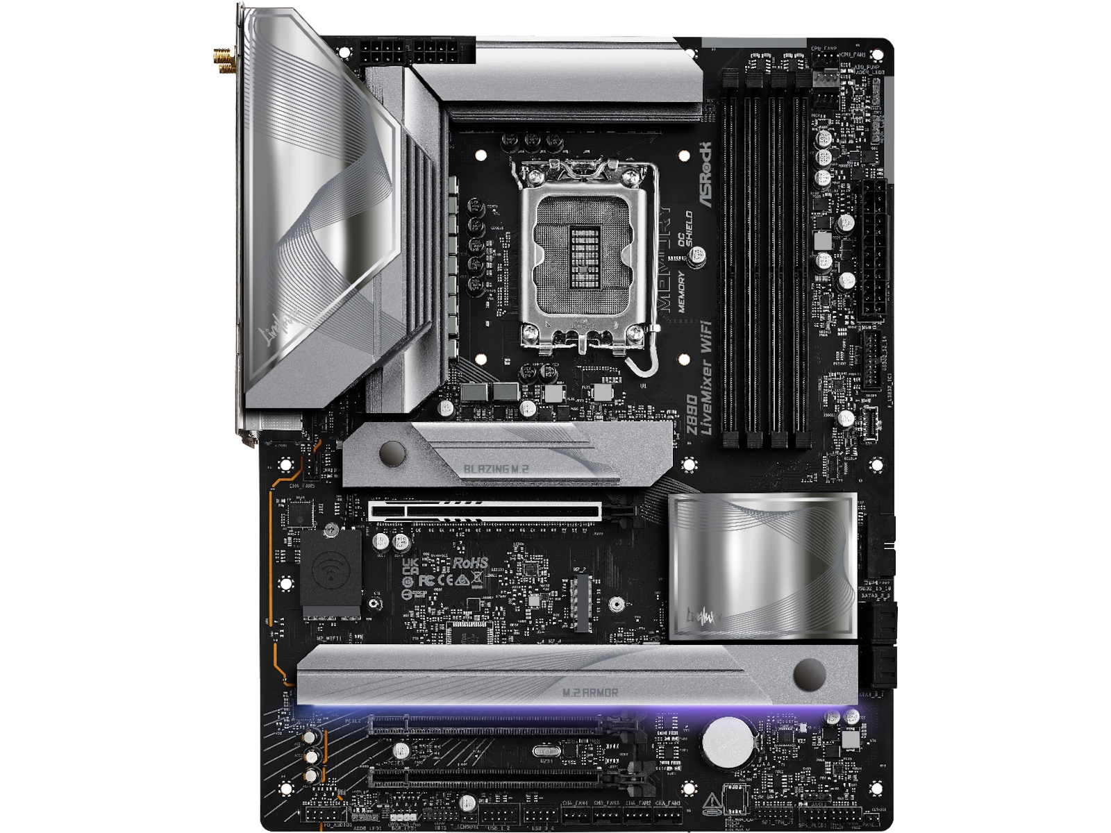 ASRock Z890 LIVEMIXER WIFI Hovedkort Intel Socket