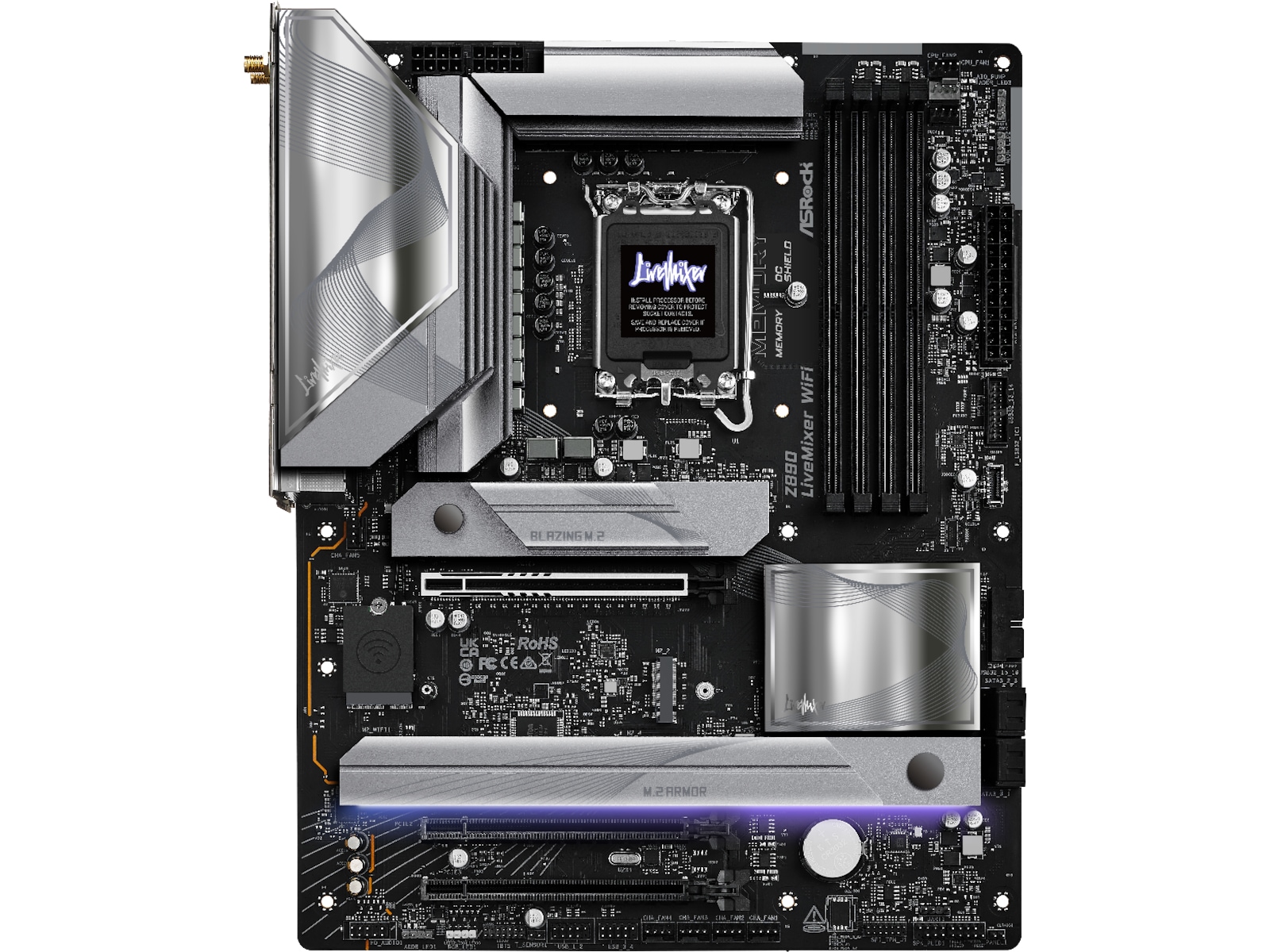 ASRock Z890 LIVEMIXER WIFI Hovedkort Intel Socket