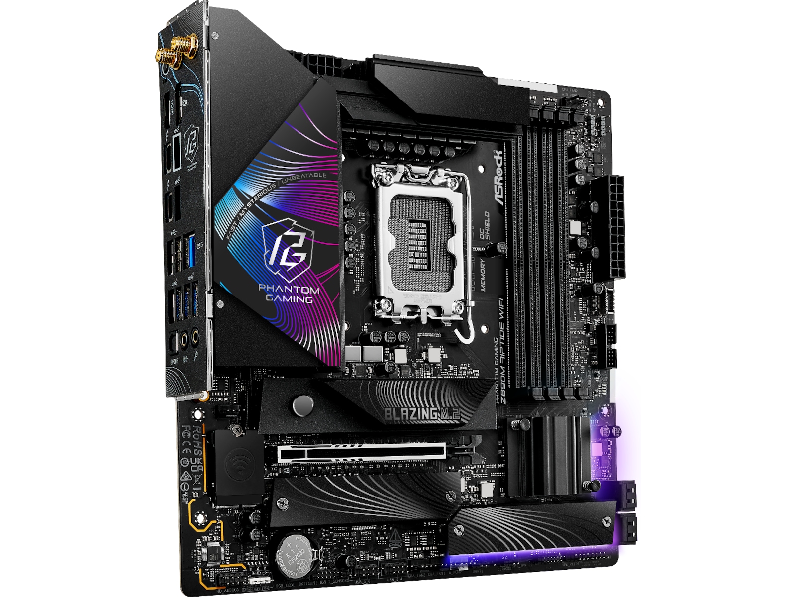 ASRock Z890M RIPTIDE WIFI Hovedkort Intel Socket