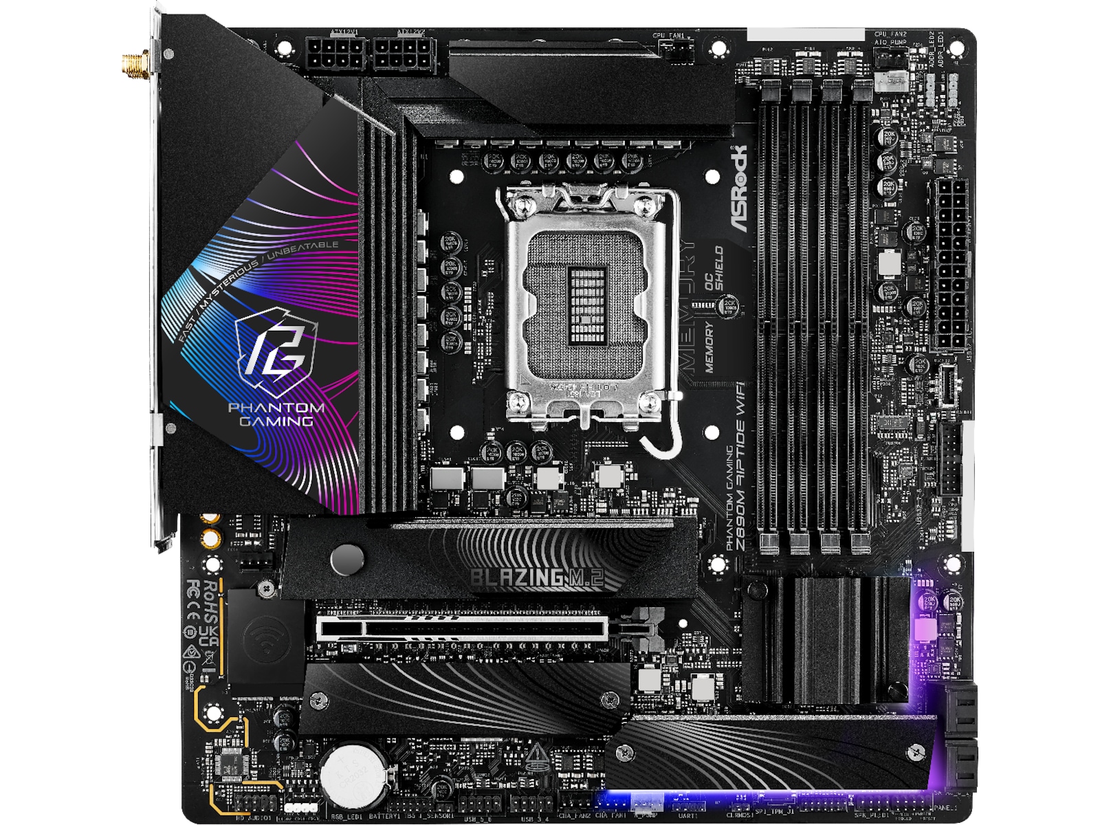 ASRock Z890M RIPTIDE WIFI Hovedkort Intel Socket
