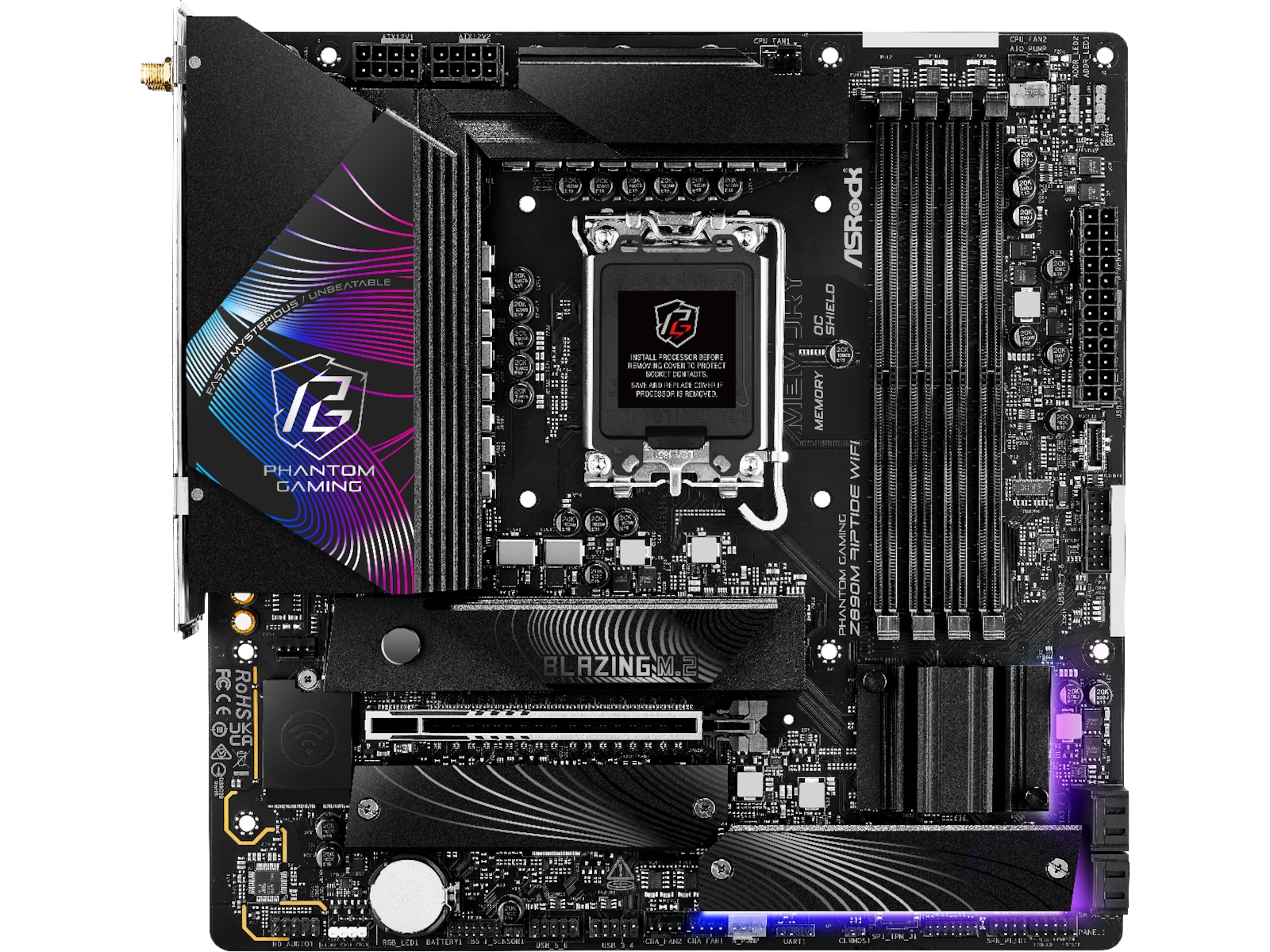 ASRock Z890M RIPTIDE WIFI Hovedkort Intel Socket