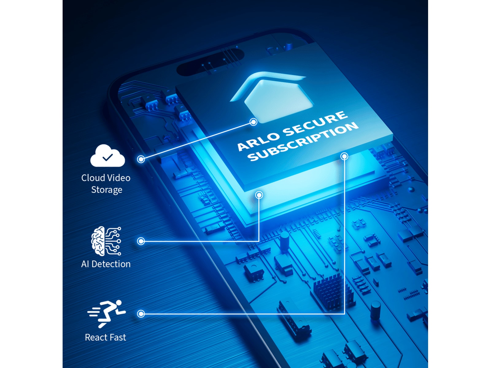 Arlo Pro 5 2K sikkerhetskamera 2-pakk (hvit) Overvåkningskameraer