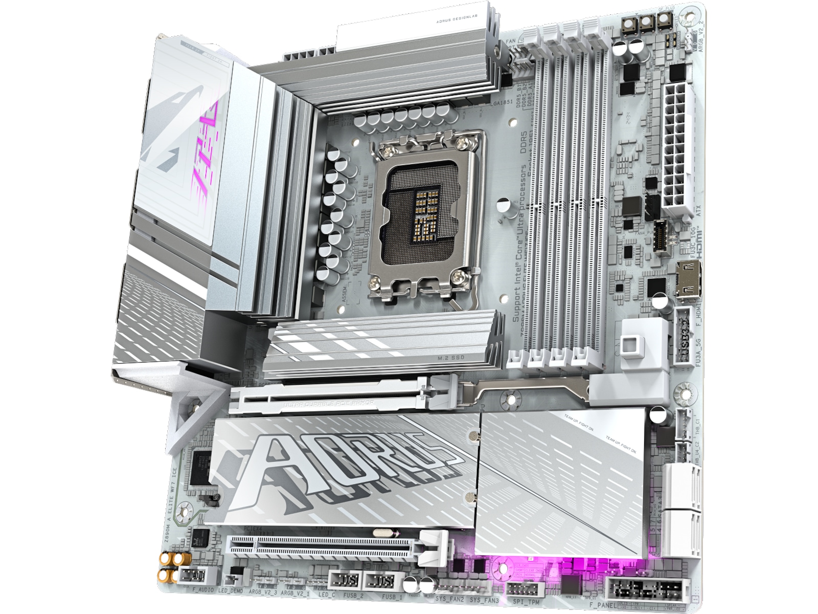 GIGABYTE Z890M A ELITE WF7 ICE Hovedkort Intel Socket