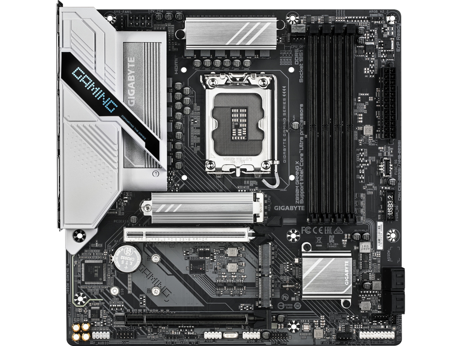 GIGABYTE Z890M GAMING X Hovedkort Intel Socket