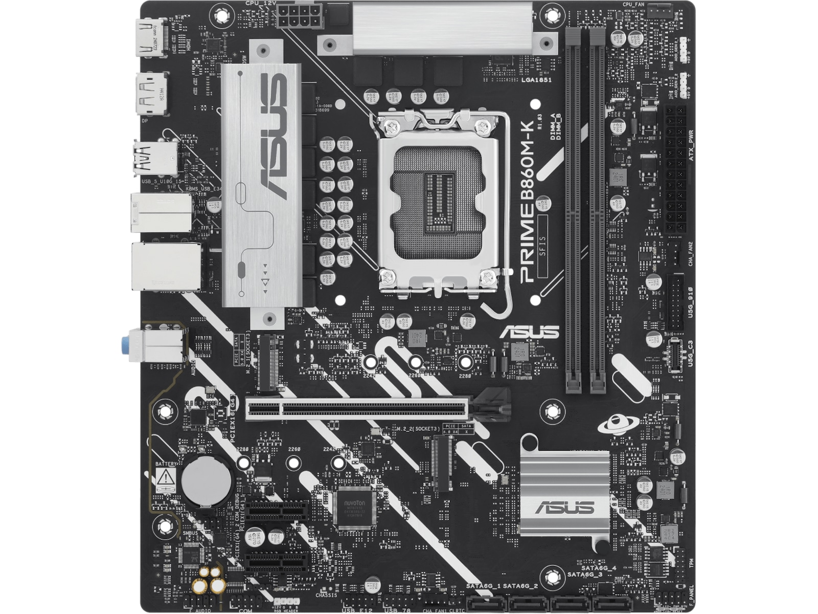ASUS PRIME B860M-K Hovedkort Intel Socket