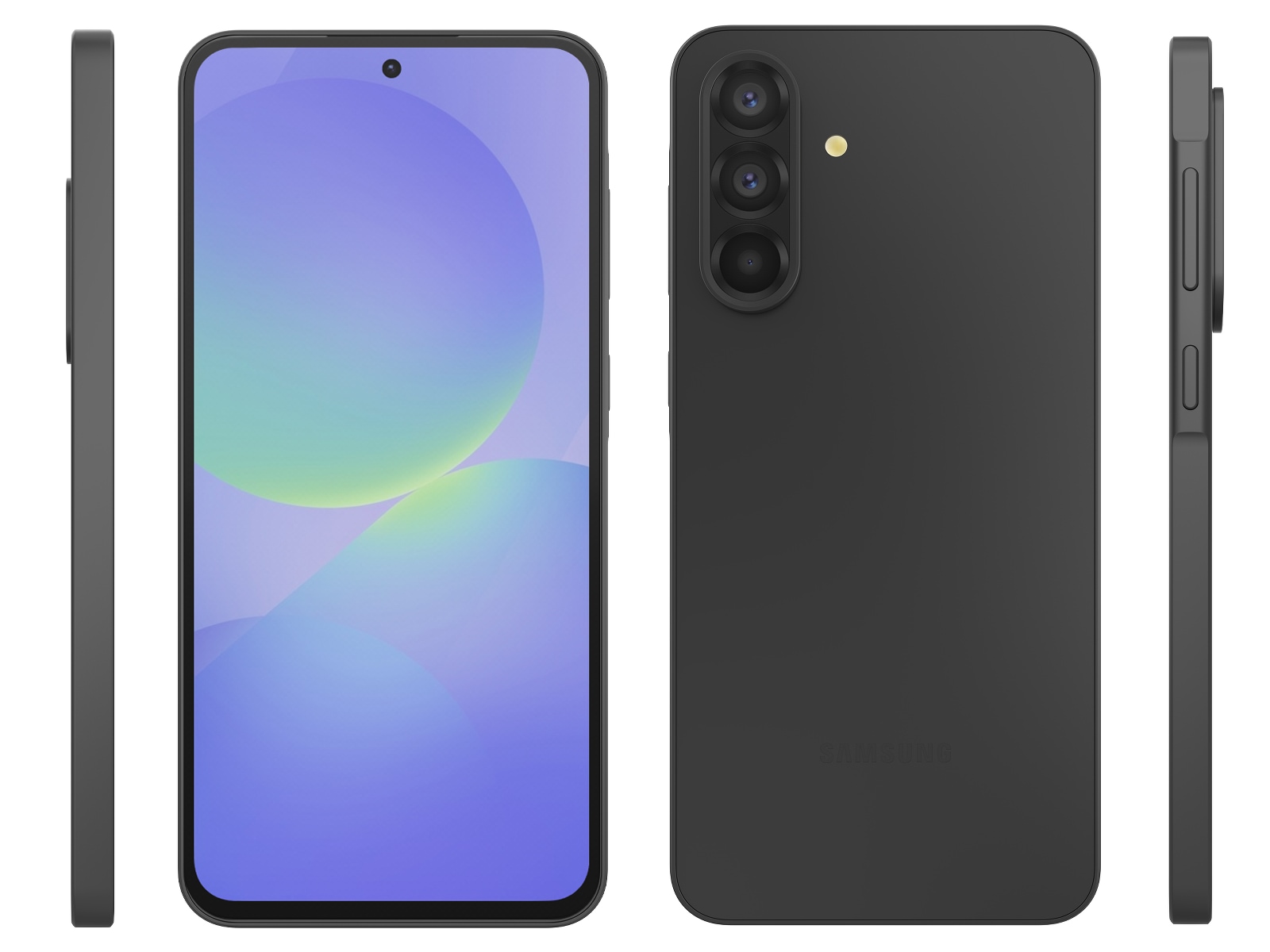 iiglo Galaxy A36 Silikondeksel (sort) Mobildeksel