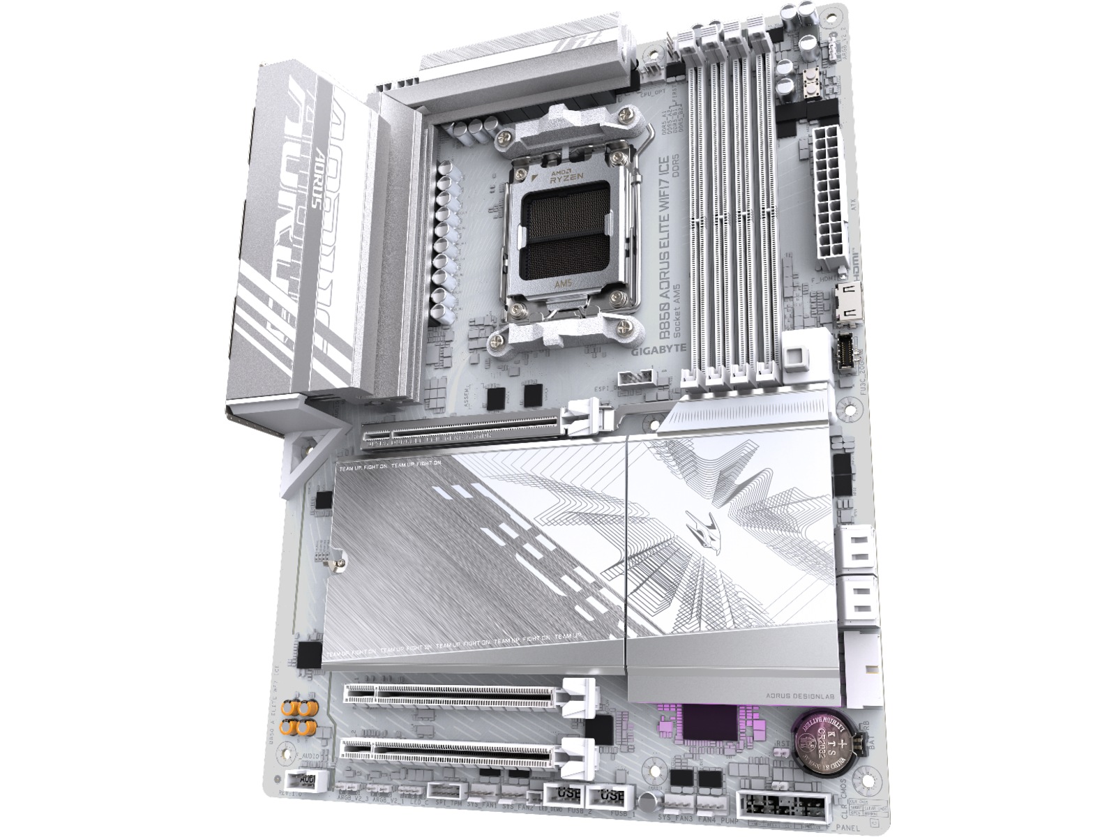 Gigabyte B850 AORUS ELITE WF7 ICE Hovedkort AMD Socket