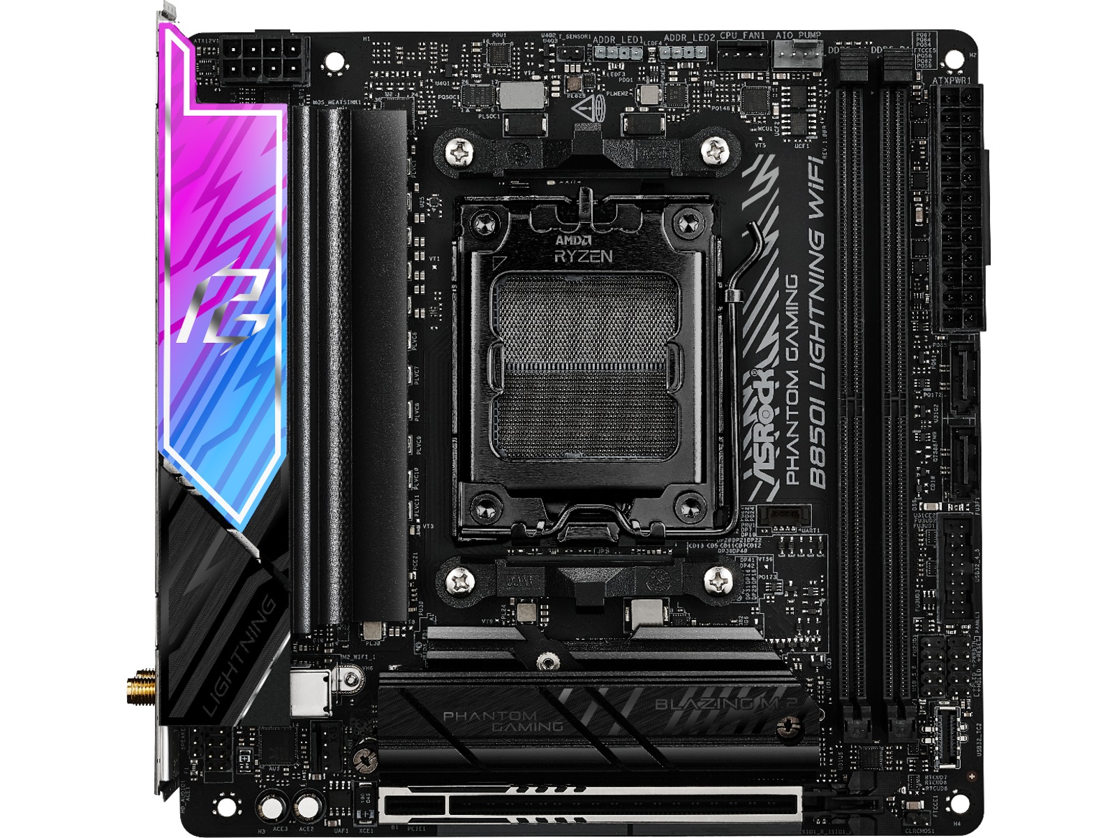 ASRock B850I Lightning WiFi Hovedkort AMD Socket