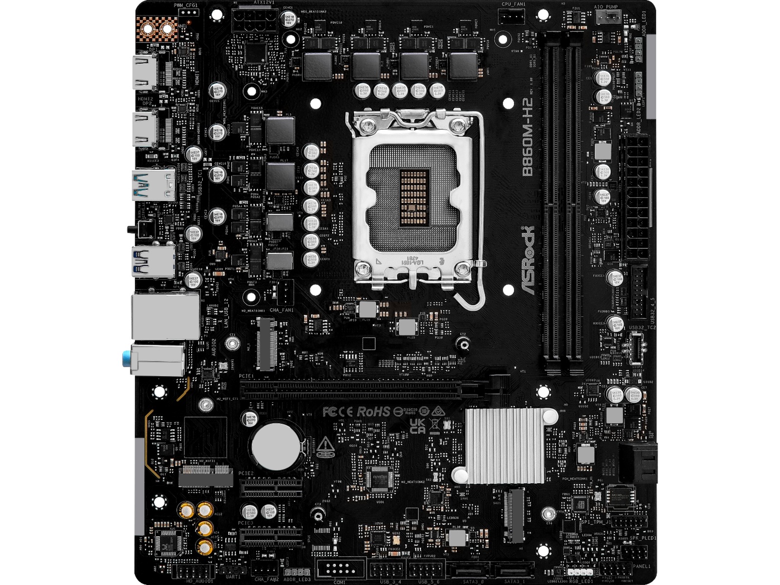 ASRock B860M-H2 Hovedkort Intel Socket