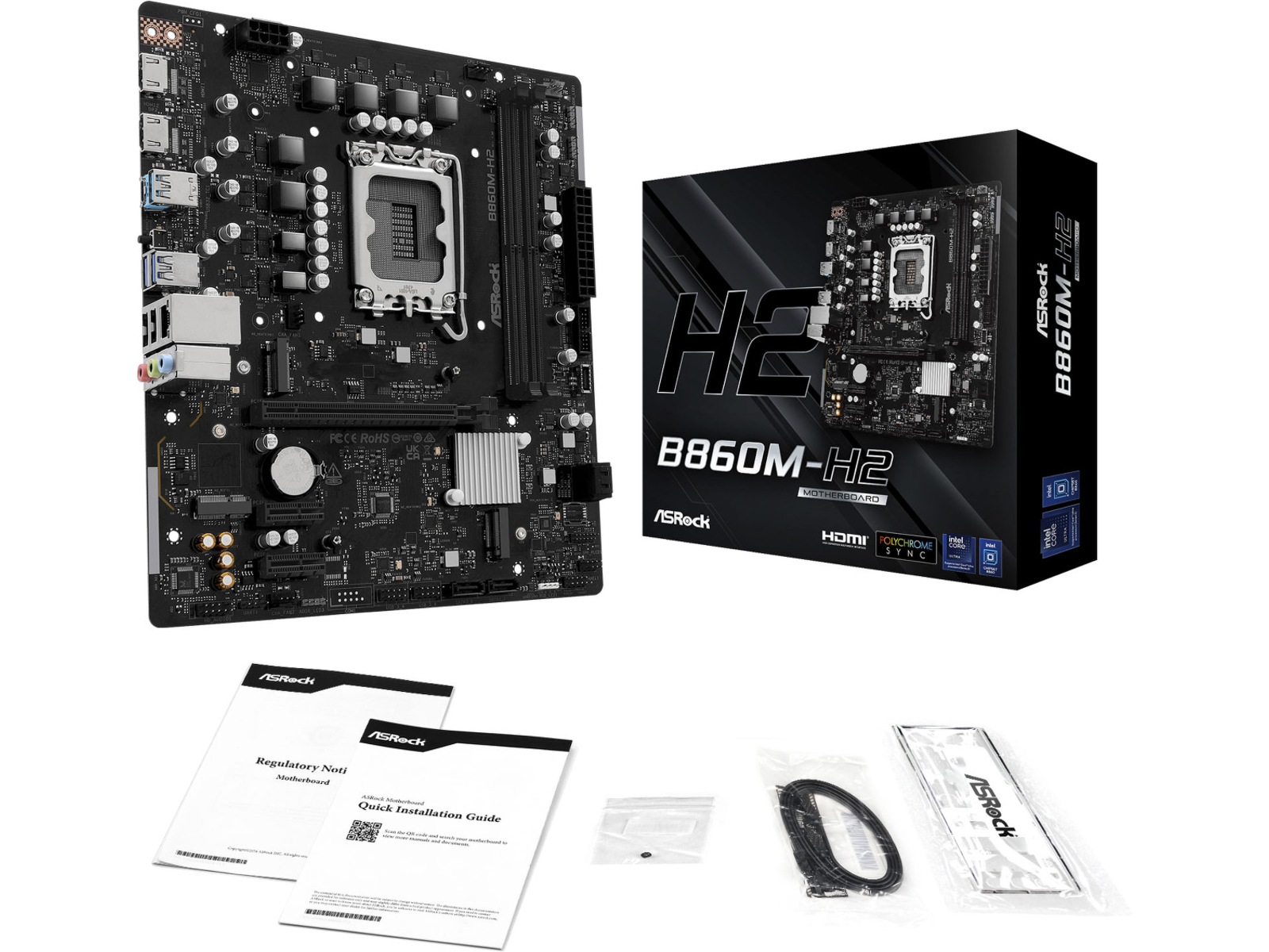 ASRock B860M-H2 Hovedkort Intel Socket
