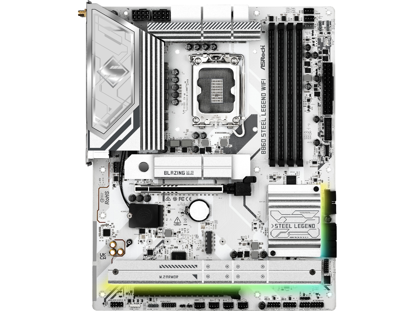 ASRock B860 Steel Legend WiFi Hovedkort Intel Socket
