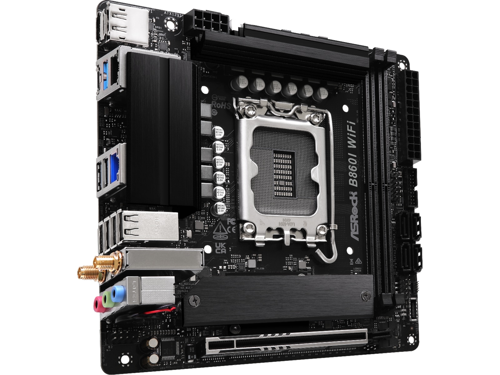 ASRock B860I WiFi Hovedkort Intel Socket