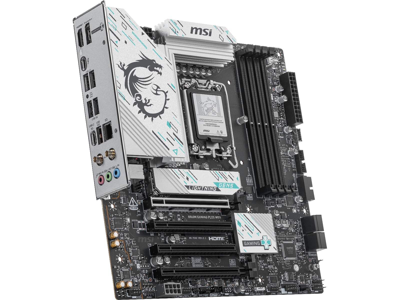 MSI B860M GAMING PLUS WIFI Hovedkort Intel Socket