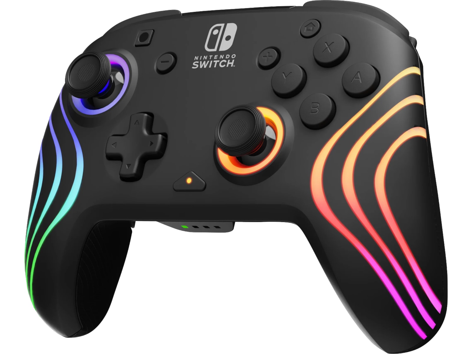 PDP Afterglow Wave Nintendo Switch kontroller (sort) Tilbehør til spillkonsoller