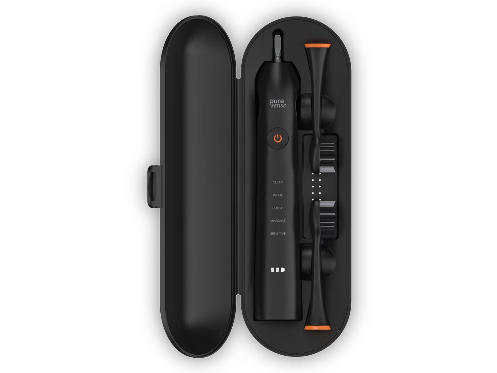 Puresense Dental C Sonic Essential Bundle (sort) Elektriske tannbørster