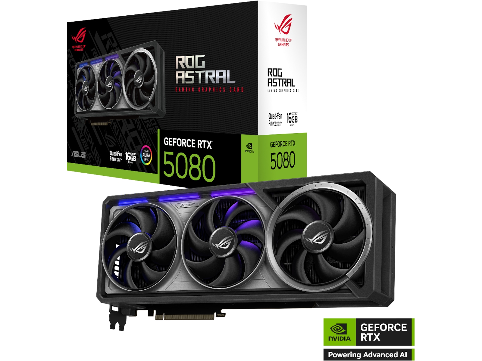 ASUS ROG Astral GeForce RTX 5080 Skjermkort