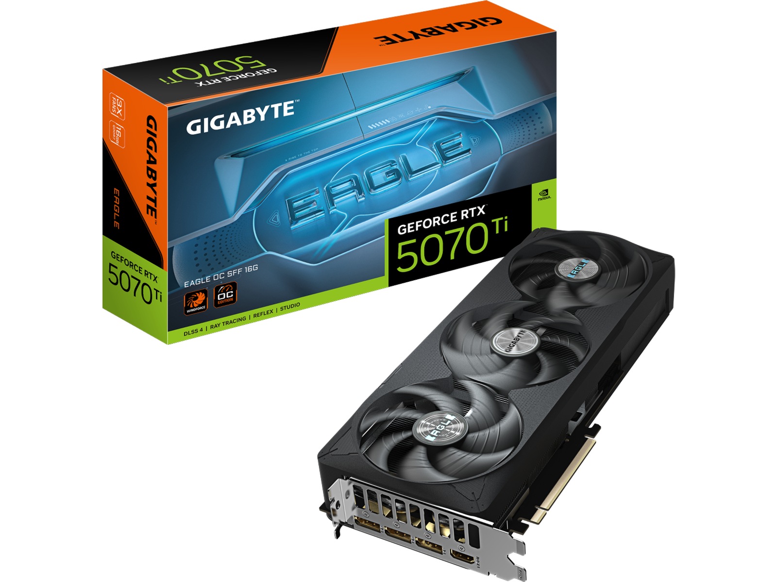 Gigabyte GeForce RTX 5070 Ti EAGLE OC SFF Skjermkort