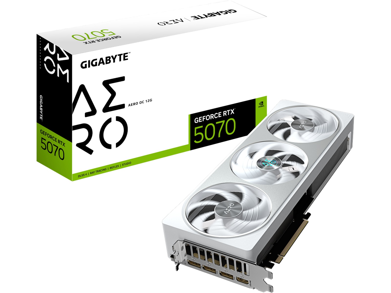 Gigabyte GeForce RTX 5070 AERO OC Skjermkort