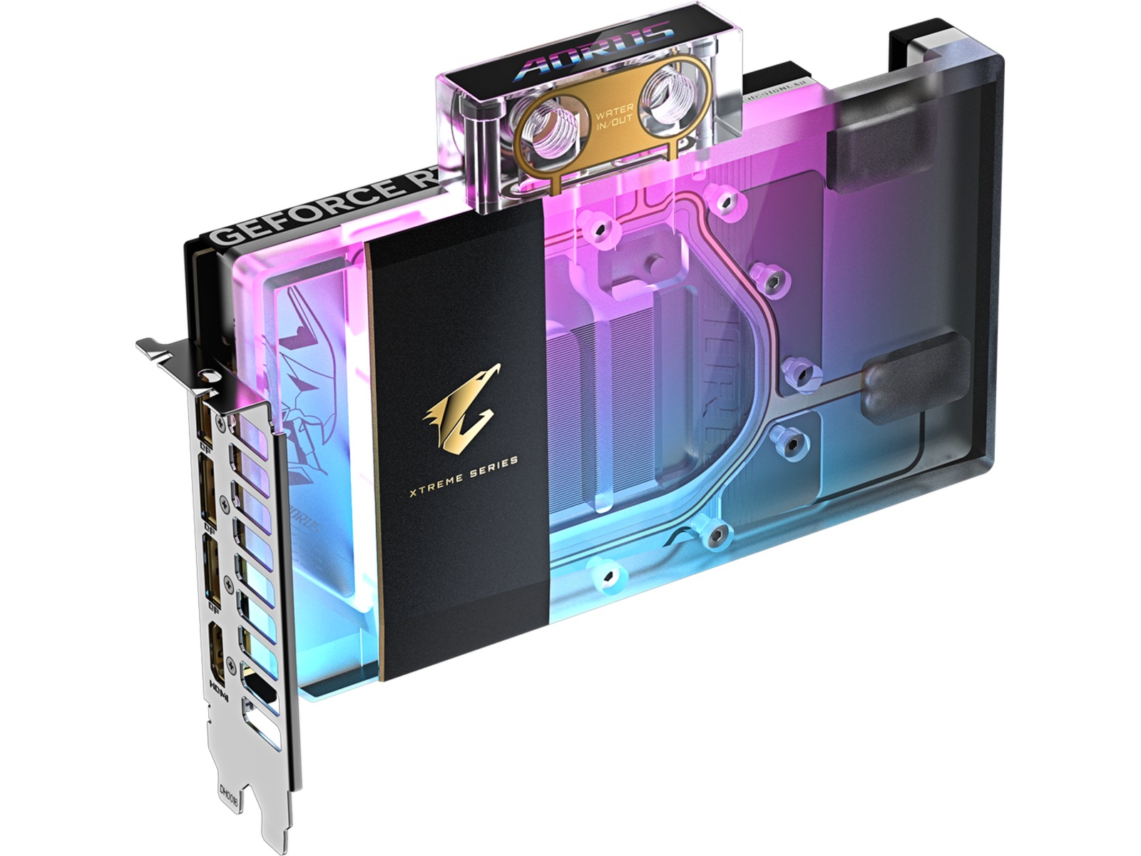 Gigabyte Aorus GeForce RTX 5080 XTREME WATERFORCE WB Skjermkort