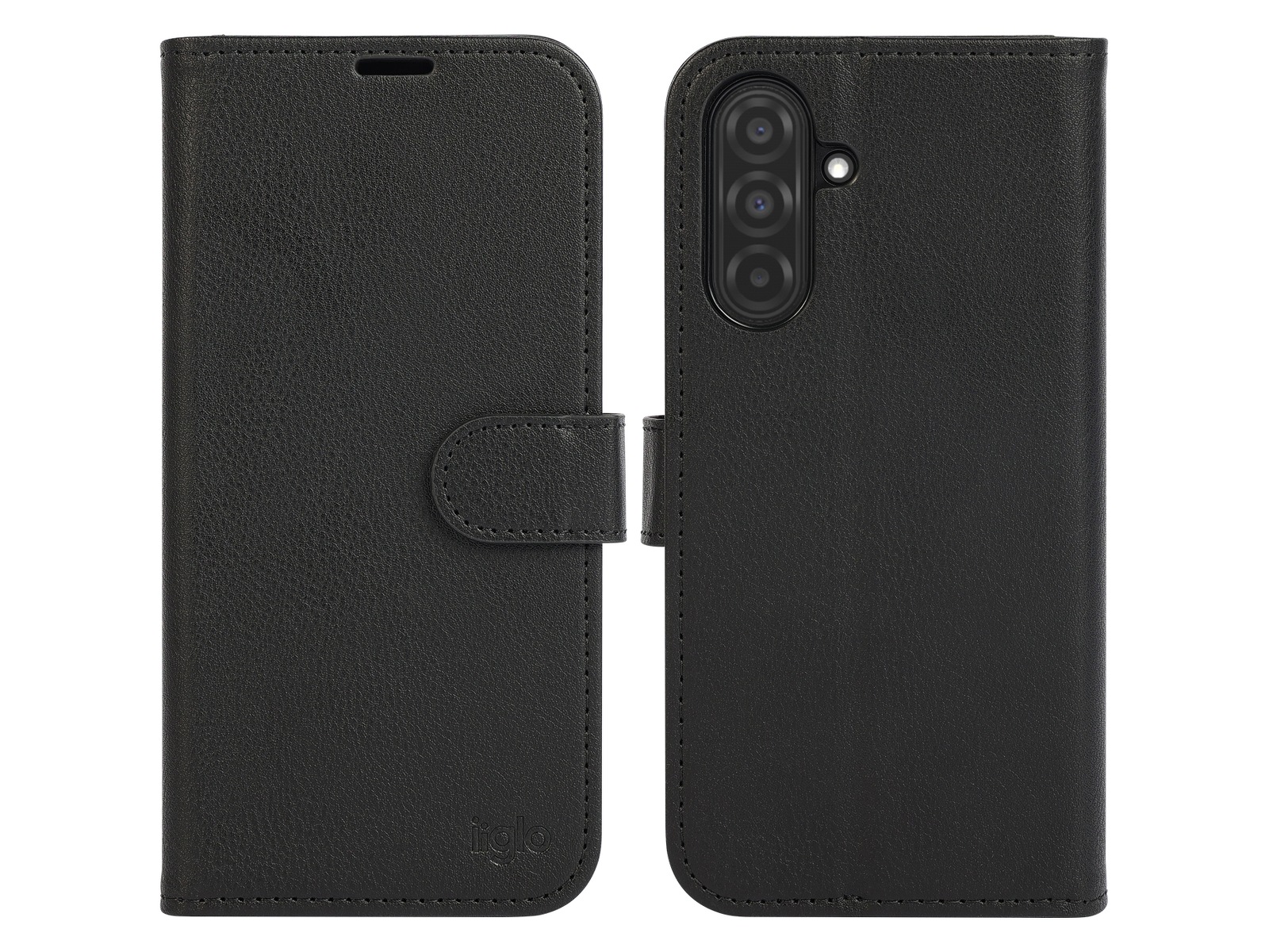 iiglo Galaxy A26 5G 2-i-1 Lommebokdeksel (sort) Mobildeksel