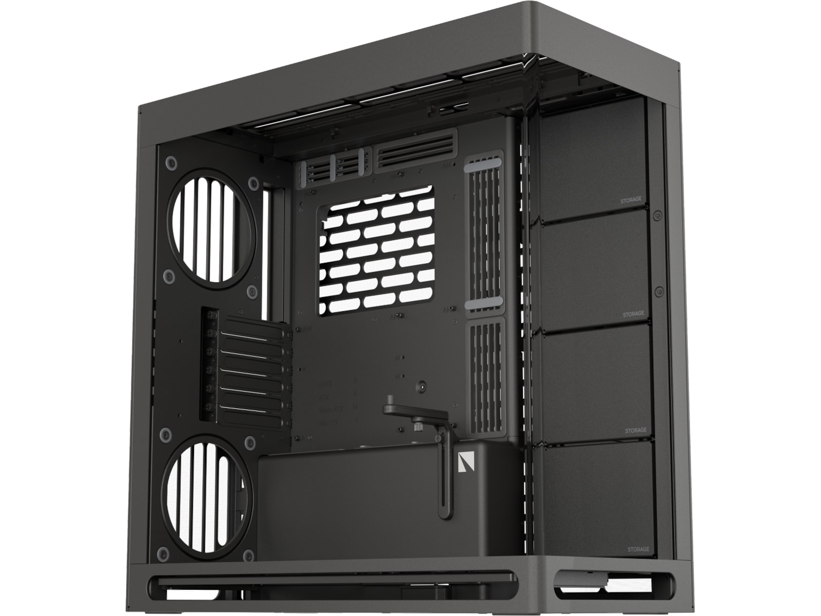 HAVN HS 420 Mid Tower (sort) Midi tower