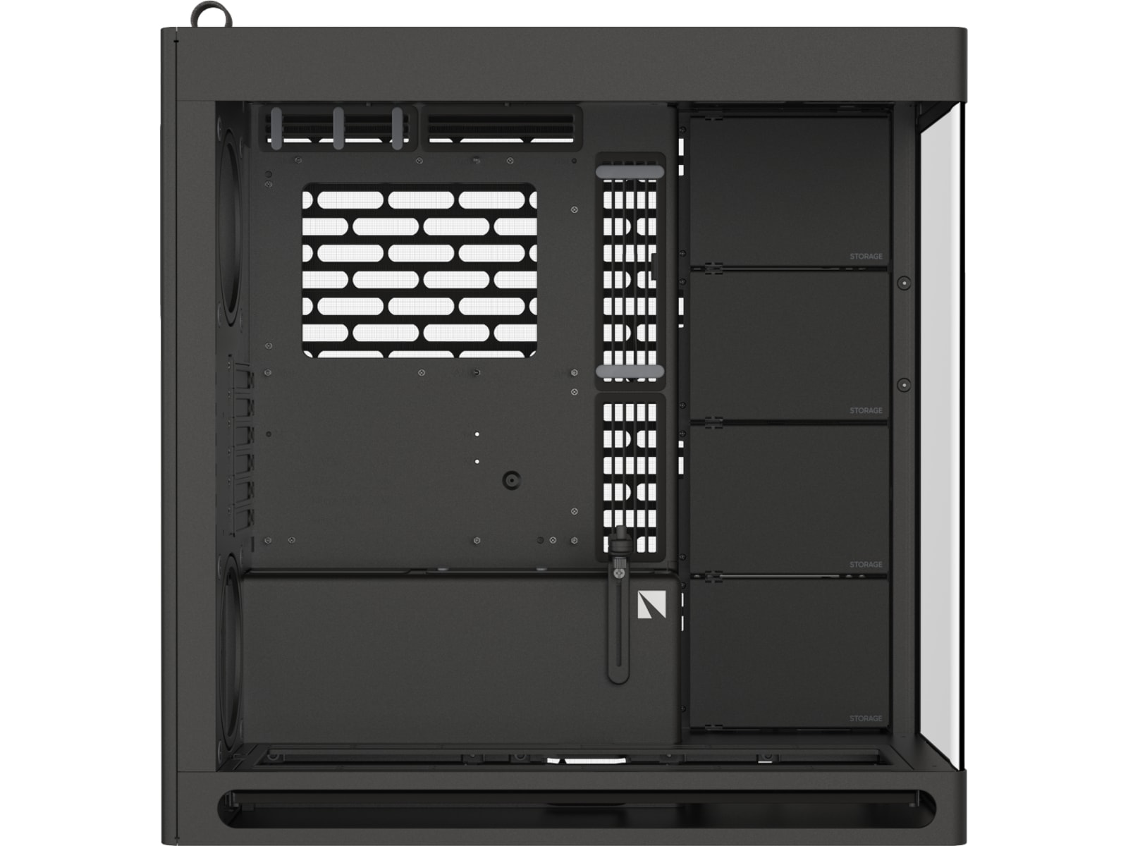 HAVN HS 420 Mid Tower (sort) Midi tower