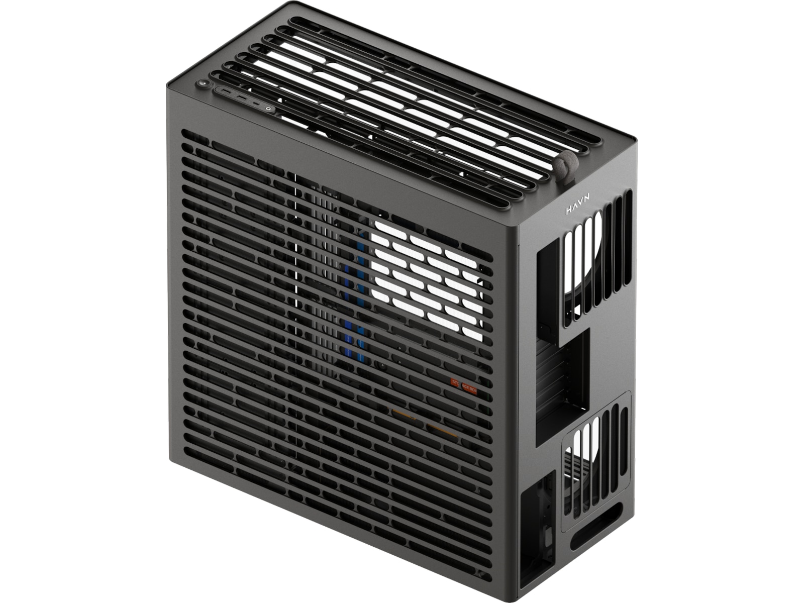 HAVN HS 420 Mid Tower (sort) Midi tower