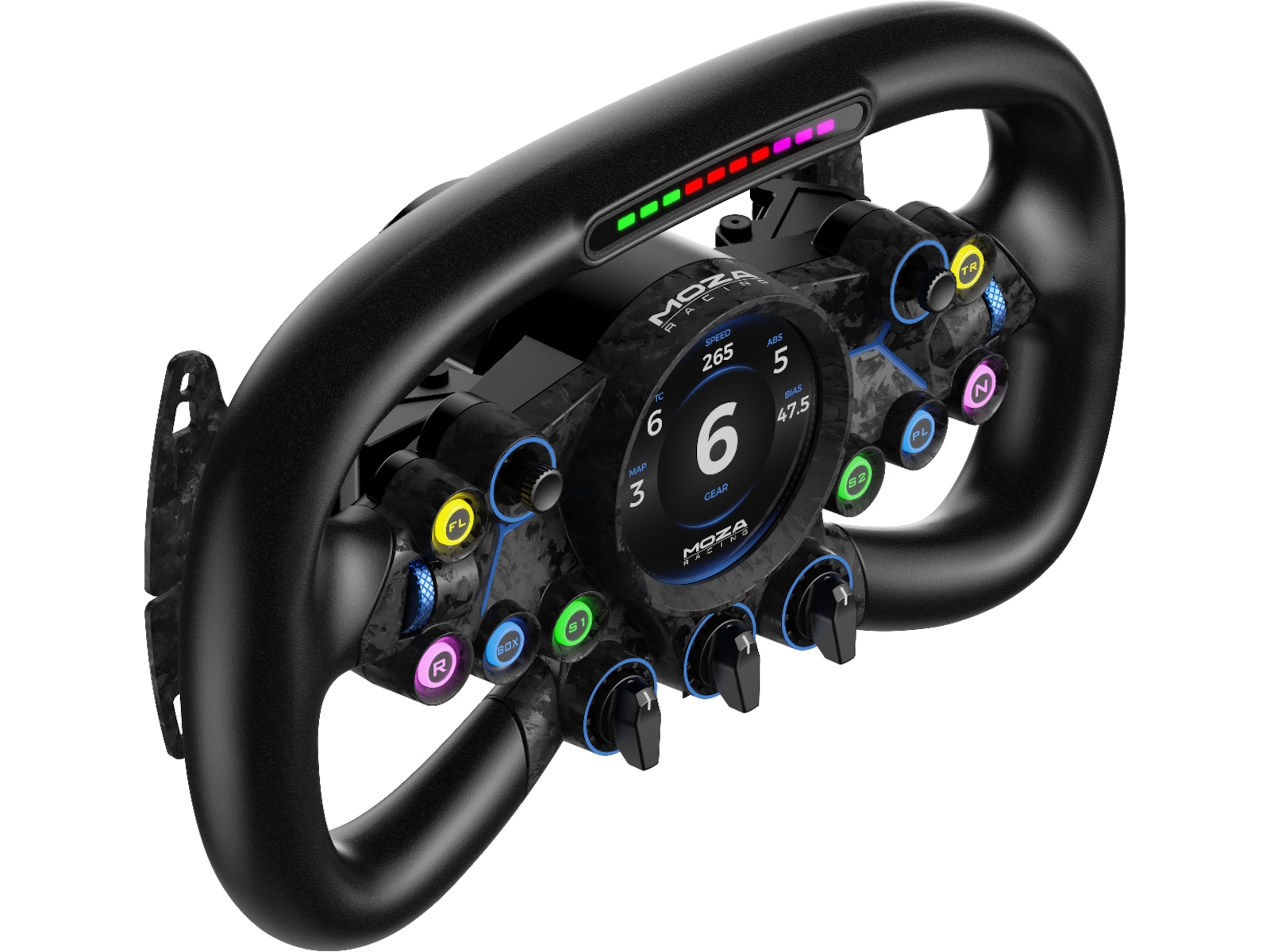 MOZA Vision GS ratt 31cm Ratt og pedaler