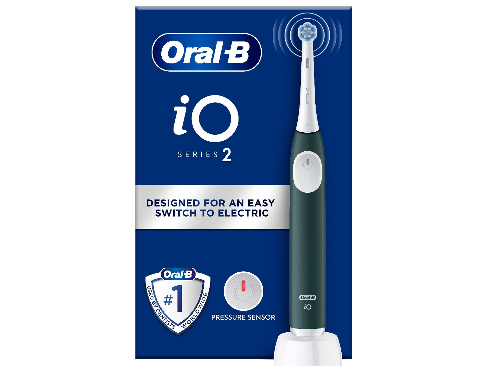 ORAL-B iO2 Series Elektrisk tannbørste (Forest Green) Elektriske tannbørster